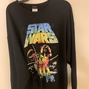 Sweaters - Star Wars Classic Tie-Dye Poster Sweatshirt Sweaters - Star Wars Classic Tie-Dye Poster Sweatshirt
